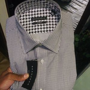 Brand New White & Black "Sean John" Dress Shirt